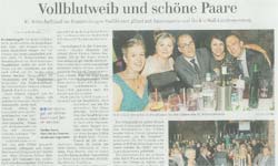Presse zum 10. Wirtschaftsball 2016